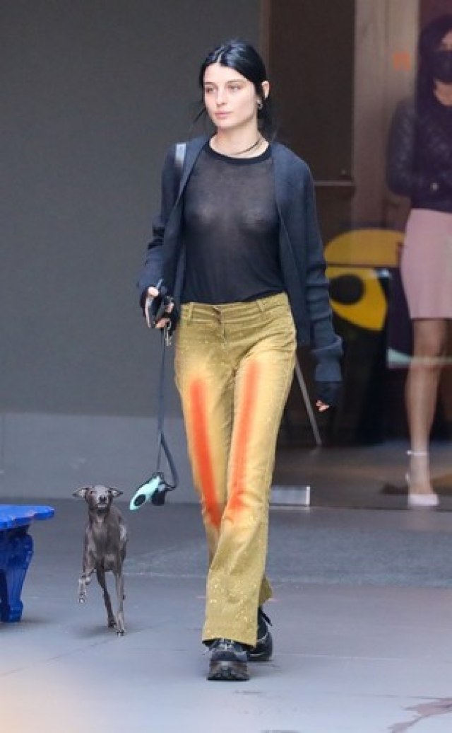 Glumica u prozirnoj majici prošetala ulicama Milana FOTO