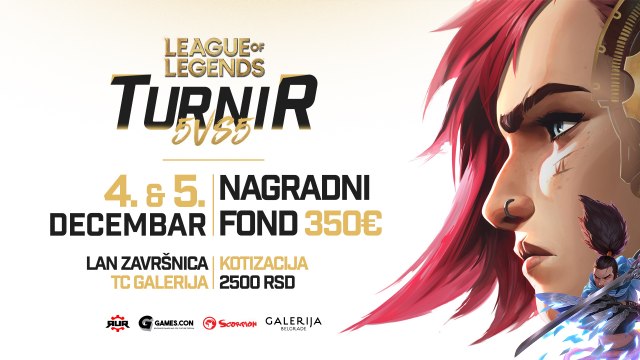 Games.con i RUR organizuju League of Legends 5v5 turnir! Prijavite se!