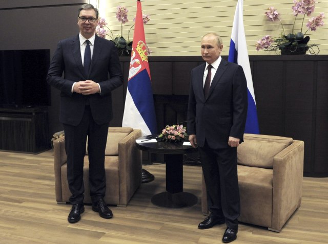 FOto: Tanjug/Mikhail Klimentyev, Sputnik, Kremlin Pool Photo via AP
