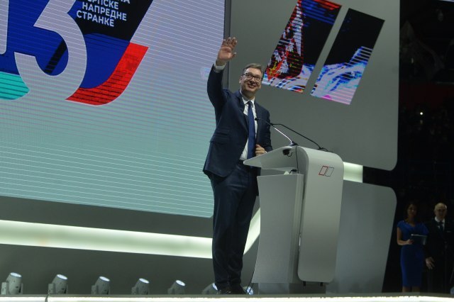 Vučić at SNS ceremony: 