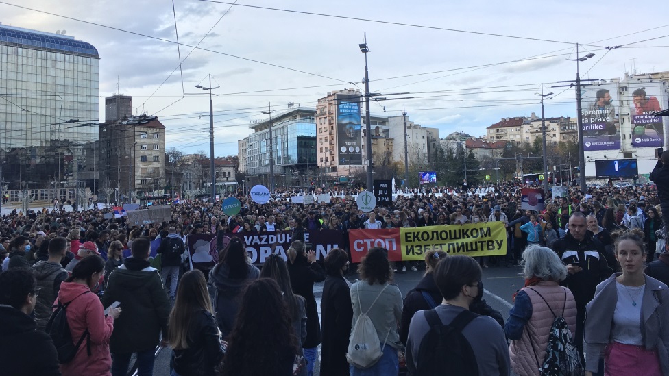 Srbija, zagađenje vazduha i protesti: 