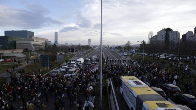 Media: Chaos on the streets of Serbia envisaged; "Participants sprinkled with purple" - Vimarsana News