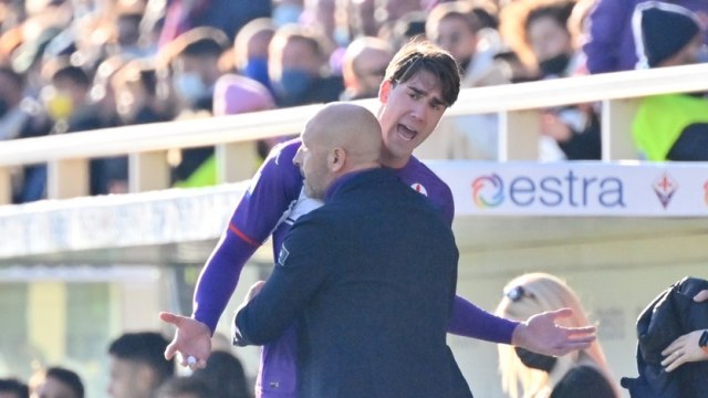 Il tecnico della Fiorentina spiega perché ha fatto uscire Vlahovi