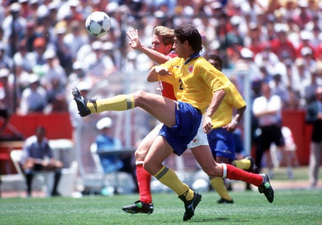 Andres Eskobar na susretu sa Švajcarskom tokom SP 1994. Foto: Profimedia