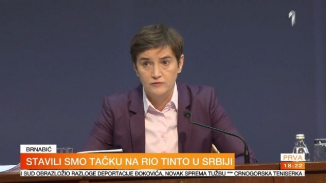 Brnabiæ: The end for Rio Tinto in Serbia, it's over - Vimarsana News