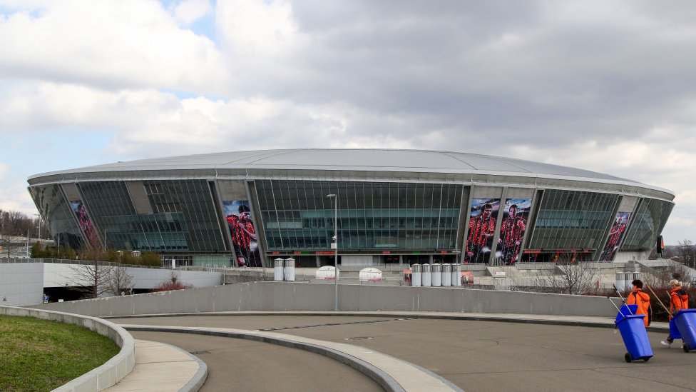 U Donjecku je izgraðen novi stadion za Euro 2012, ali nije bio domaæin utakmice od 2014./Getty Images