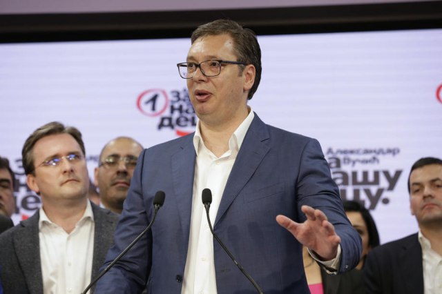 Vučić u Merošini – prvi predizborni skup SNS
