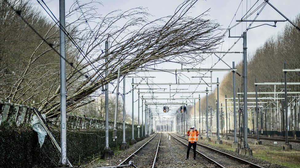 U Holandiji je prekinut železnički saobraćaj/EPA