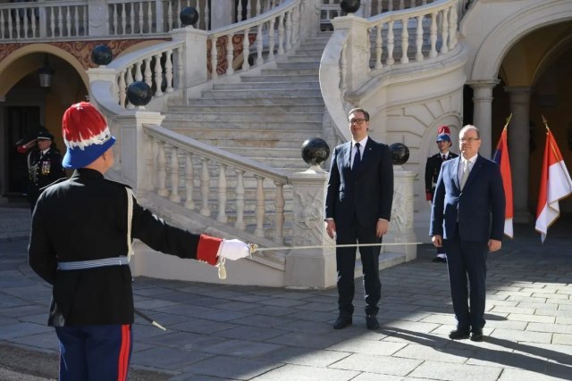Vučić received the Grand Cross of the Order of Saint-Charles VIDEO