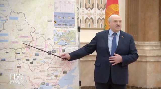 Lukašenko slučajno otkrio Putinov plan? Na mapi se sve videlo VIDEO