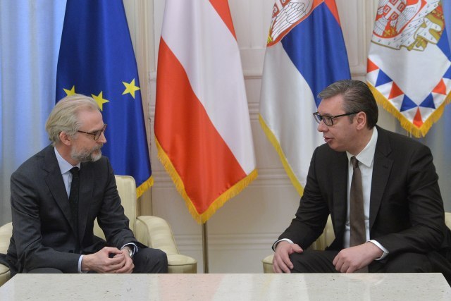 Austrian Ambassador in a farewell visit to Vuèiæ