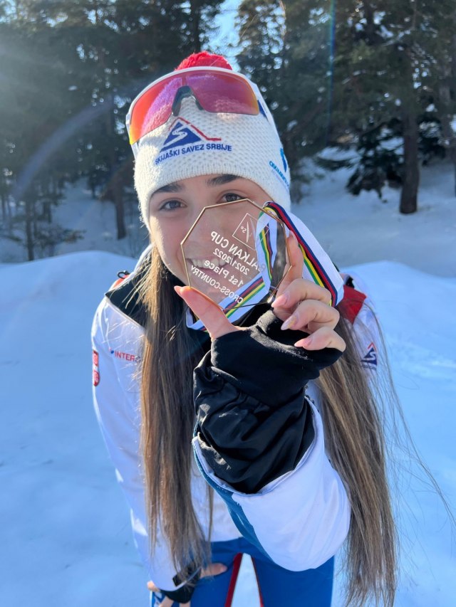Anja Ilić osvojila Balkan kup u nordijskom skijanju
