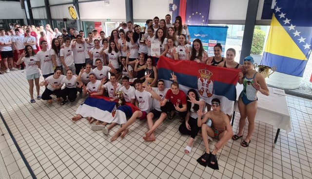 Mladi srpski plivači najbolji u regionu