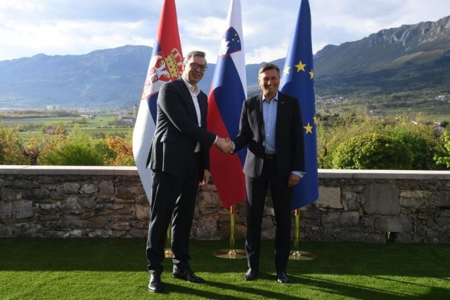 Vuèiæ from Slovenia: "They are always there to help"; Dinner with Pahor PHOTO / VIDEO