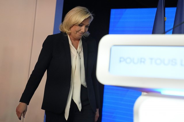 Oglasila se Le Pen posle poraza: Nastaviæu da se borim za Francuze