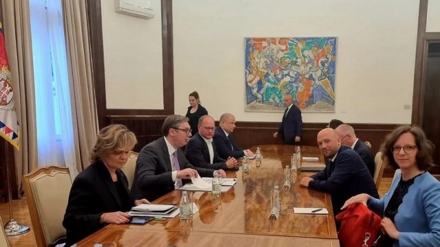 Vuèiæ met with Germany's Special Envoy for the Western Balkans PHOTO - Vimarsana News