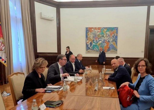 Vuèiæ met with Germany's Special Envoy for the Western Balkans PHOTO