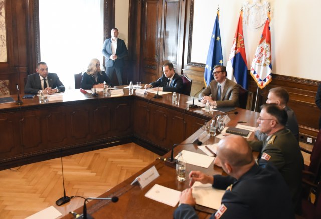 Vučić is chairing the National Security Council