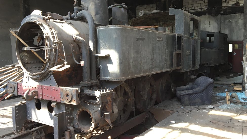 Lokomotiva je od 1952. godine bila u depou Železnièkog muzeja./BBC