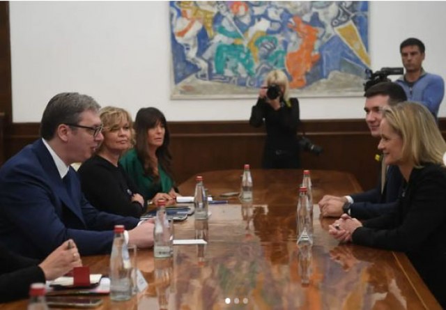 Vucic met with Viola von Cramon; "We expect constructive support for the dialogue"