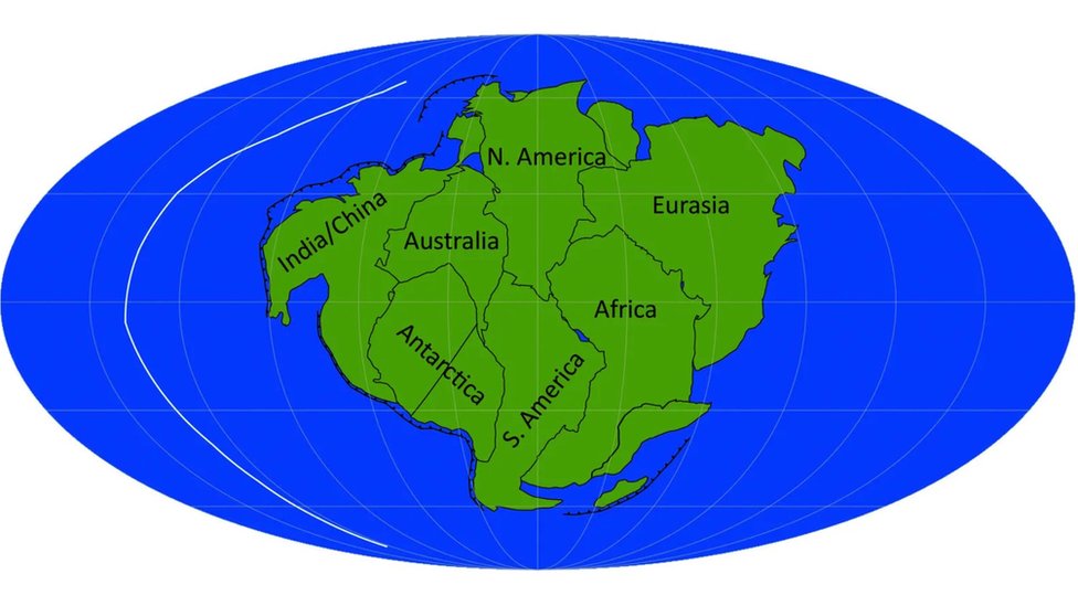 Aurika, superkontinent koji bi mogao da nastane ako se Atlantik i Pacifik zatvore/Davies et al