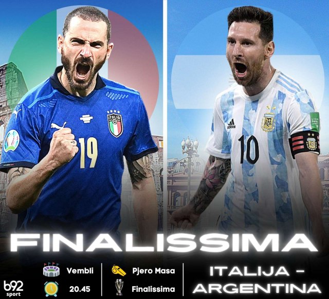 Finalissima – èiji fudbal je bolji, evropski ili južnoamerièki?