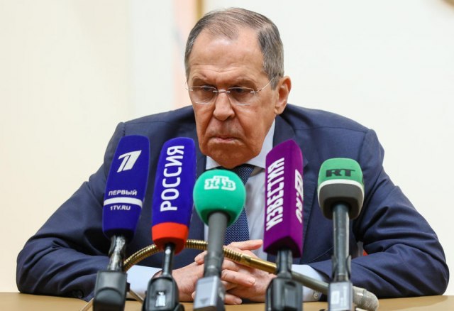 Lavrov arrives in Belgrade for an otherwise 