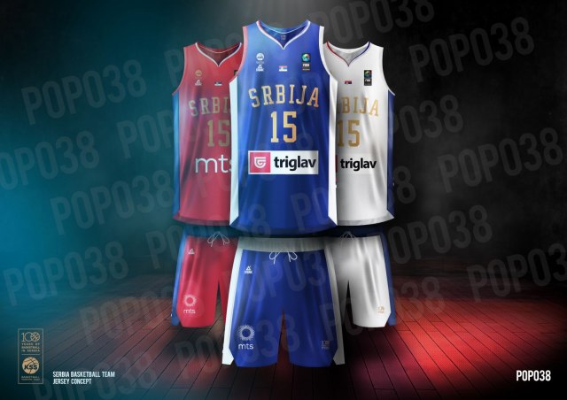 Kako æe izgledati dres košarkaške reprezentacije Srbije? FOTO