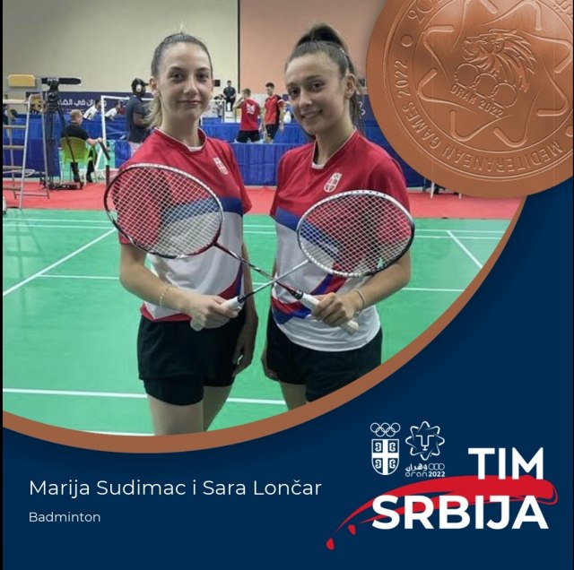 Badminton doneo Srbiji prvu medalju na Mediteranskim igrama