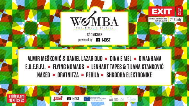 WOMBA Showcase powered by MOST – Nove Balkan World Music zvezde na Exitovoj Pachamama bini