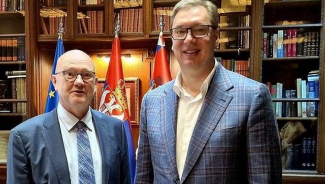Vučić primio u oproštajnu posetu Norberta Bekman-Dirkesa FOTO
