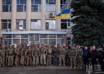 Ukrajinski vojnici u osloboðenom Limanu/Reuters