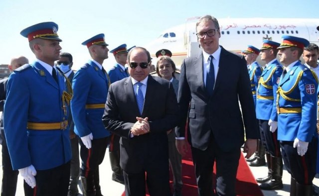 Vučić dočekao predsednika Egipta: Šest 