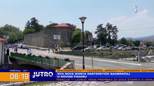 Dva nova mosta rasteretiæe saobraæaj u Novom Pazaru VIDEO