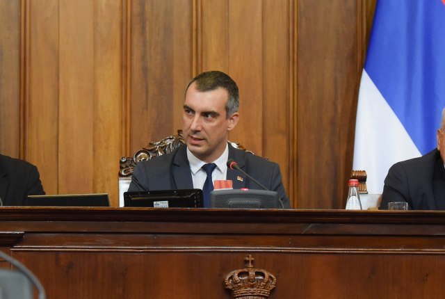 Orlić elected Speaker of the Serbian Parliament, along with the deputy speakers