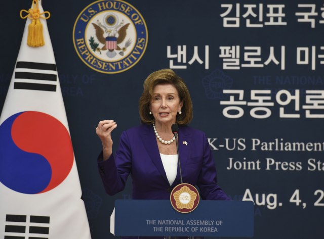 Nensi Pelosi danas u Korejskoj demilitarizovanoj zoni?