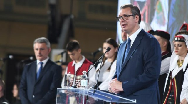 Vučić at the commemoration of Operation 