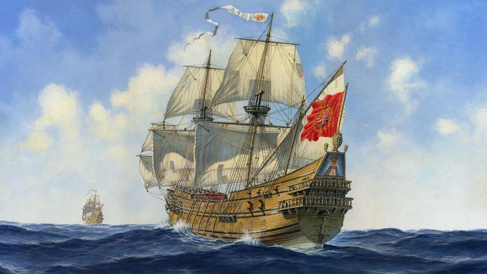 Španski brod je potonuo 1656. kada se nasukao blizu bahamske oblae/Allen Exploration
