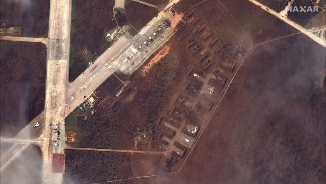 Tanjug/Satellite image ©2022 Maxar Technologies via AP