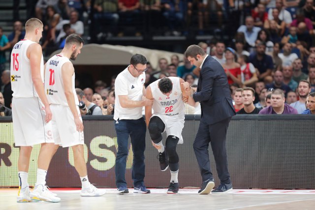 Ovako se povredio Micić FOTO/VIDEO