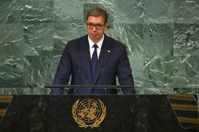 Vučić's address at the UN: "What is the difference between Ukraine and  Serbia?" VIDEO - PoliticsEnglish - on B92.net