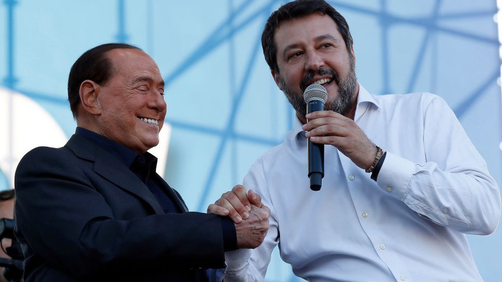 Stranke Silvija Berluskonija (levo) i Matea Salvinija bile su deo vlade nacionalnog jedinstva Marija Dragija/Getty Images