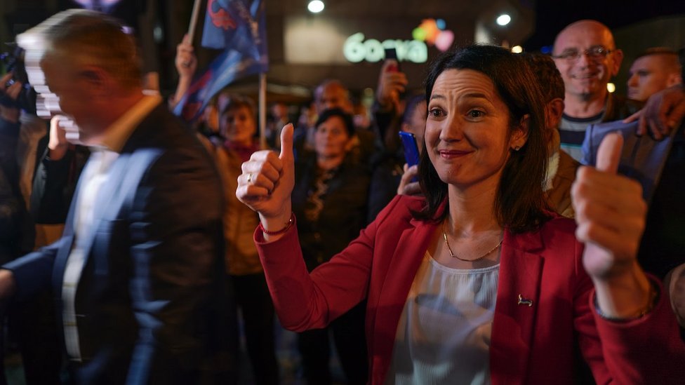 Jelena Triviæ proglasila je pobedu na predsednièkim izborima u Republici Srpskoj iako podaci izborne komisije to ne pokazuju/Getty Images