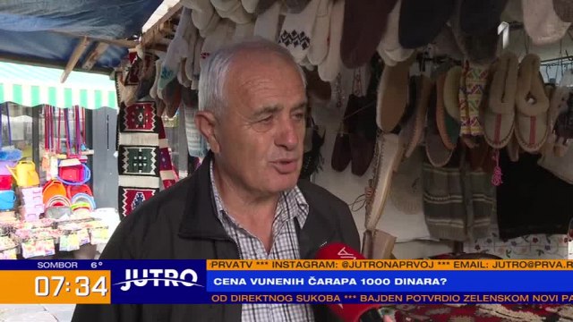 Vunene čarape na beogradskim pijacama 1.000 dinara? Da li je to skupo? VIDEO