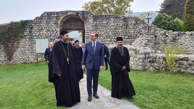 Vučić in Sopoćani: The state helped the reconstruction of the monastery PHOTO
