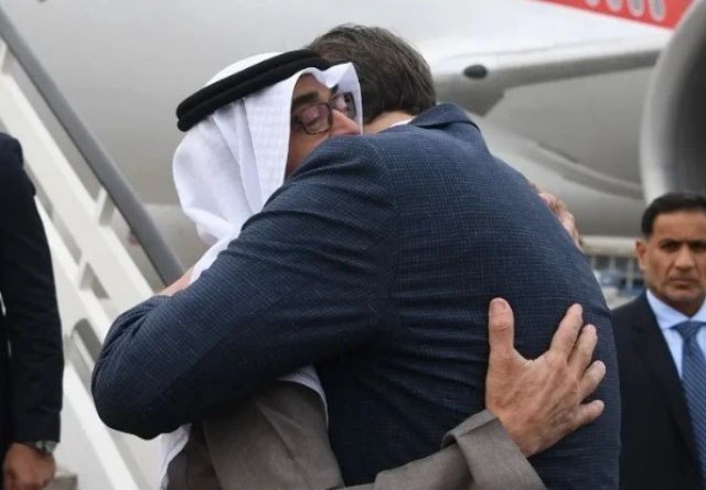 Vuèiæ welcomed the UAE President Muhammad bin Zayed, a sincere friend of Serbia PHOTO