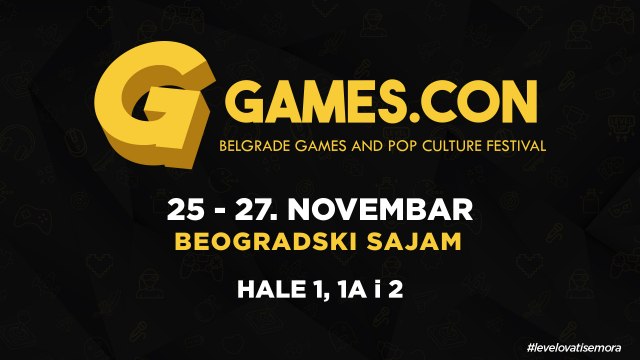 Games.con, najveæi festival gejminga i pop kulture u regionu poèinje 25. novembra!