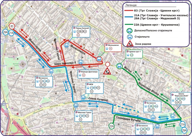 Druga faza radova u toku – menjaju se linije gradskog prevoza