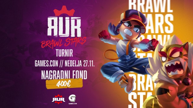 Èeka vas Brawl Stars 3v3 turnir na Games.con 2022 festivalu – Nagradni fond 400€!
