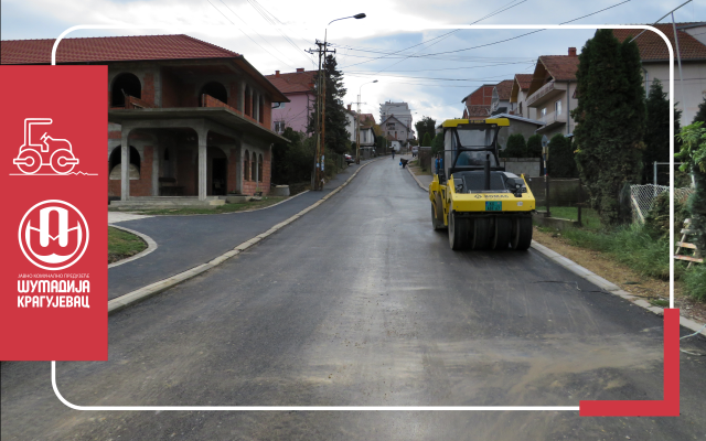 Rekonstruisana još jedna ulica u Kragujevcu FOTO